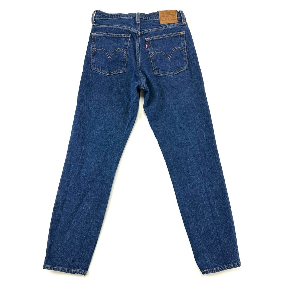 Levis ICON fit Wedgie Lifes Work Dark Wash womens ankle jeans 27 x 27 - Picture 10 of 15